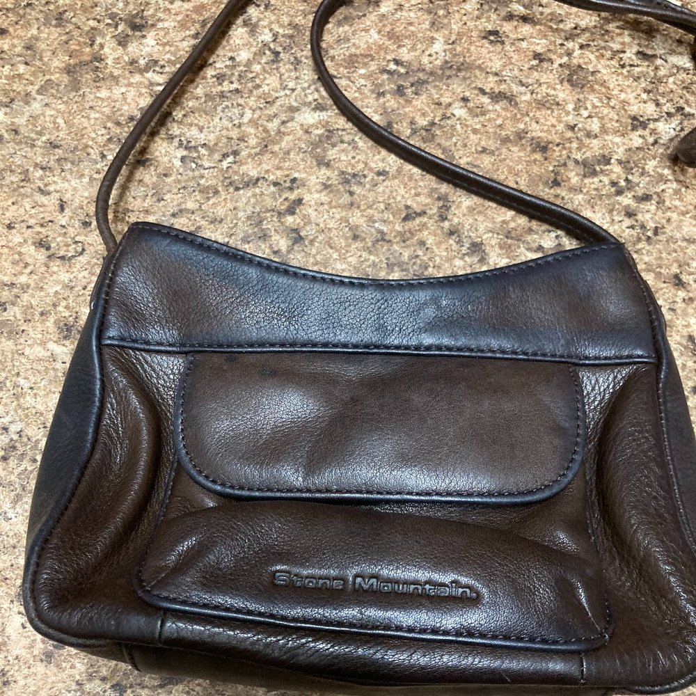 Stone mountain crossbody purse